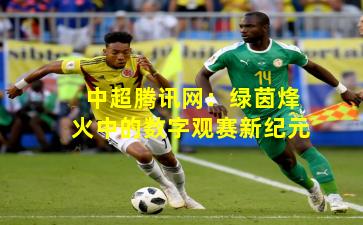 中超腾讯网：绿茵烽火中的数字观赛新纪元